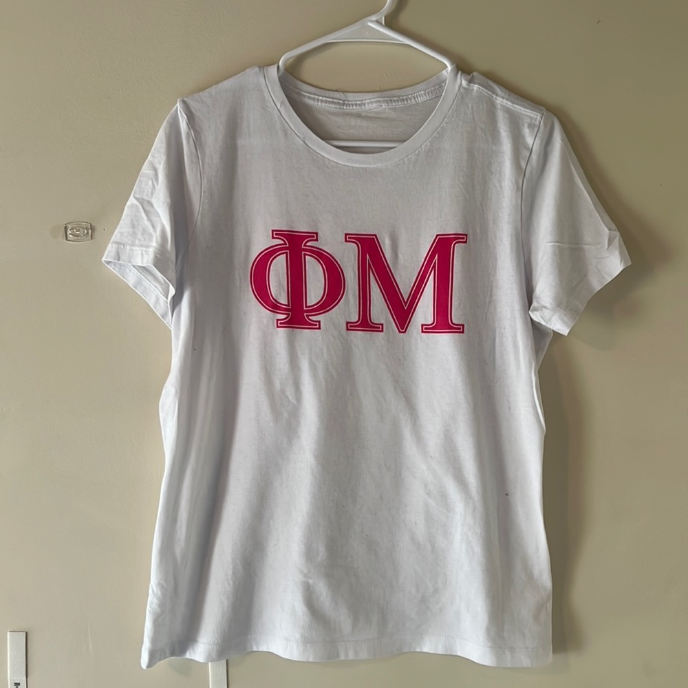 PHI MU LETTER SHIRT